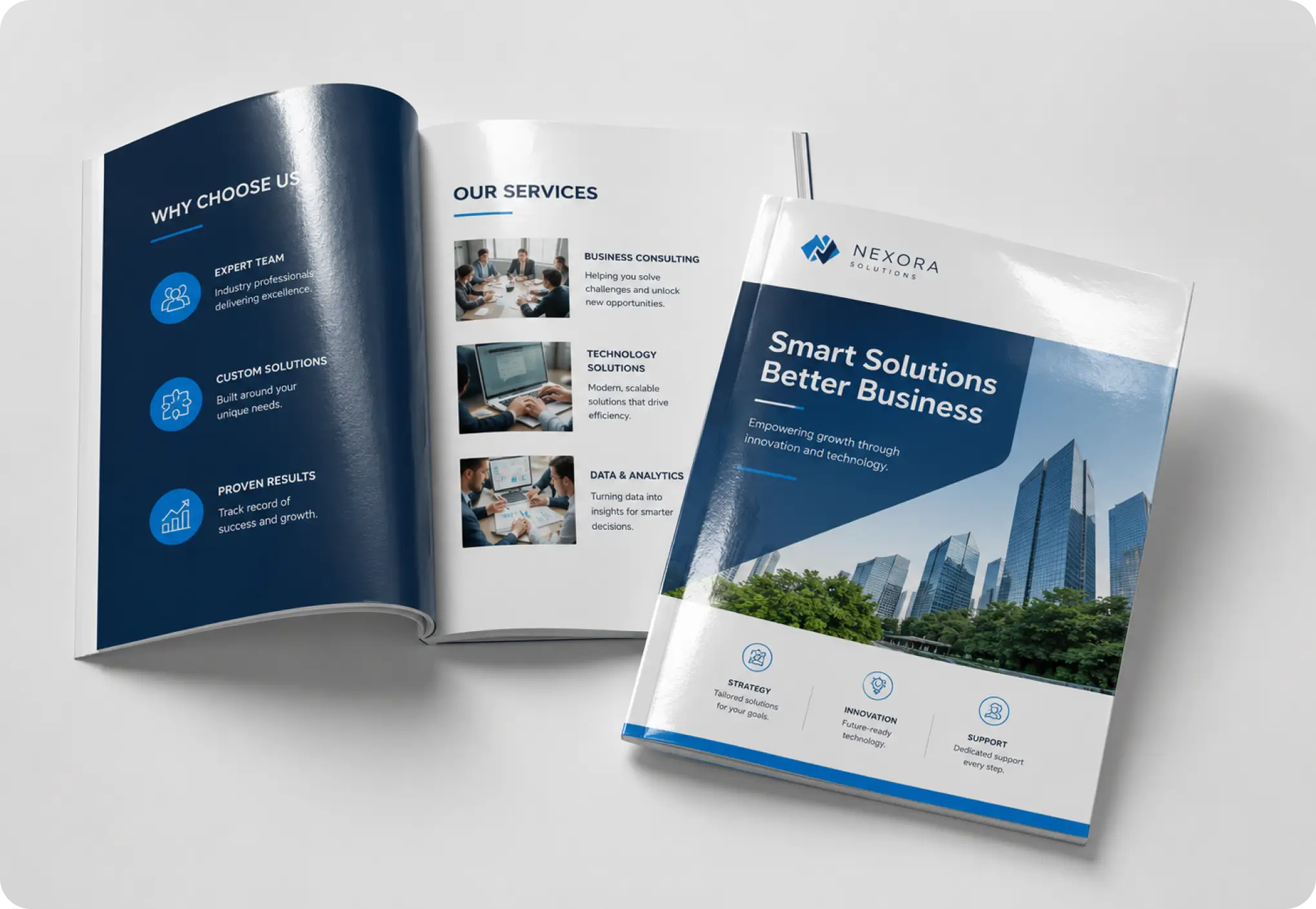 Booklets 80lb Gloss Text (8.5 x 5.5)
