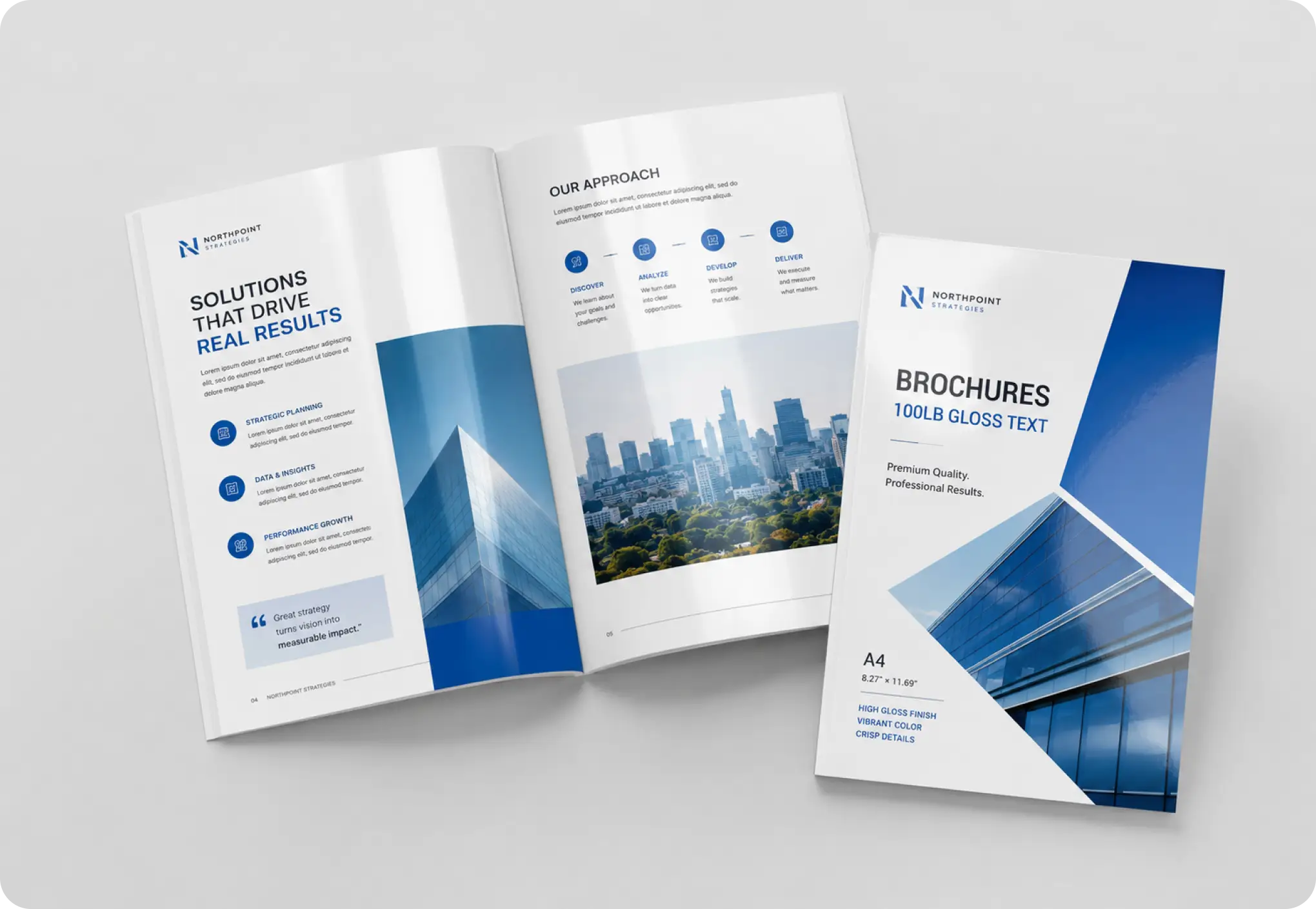 Brochures 100LB Gloss Text