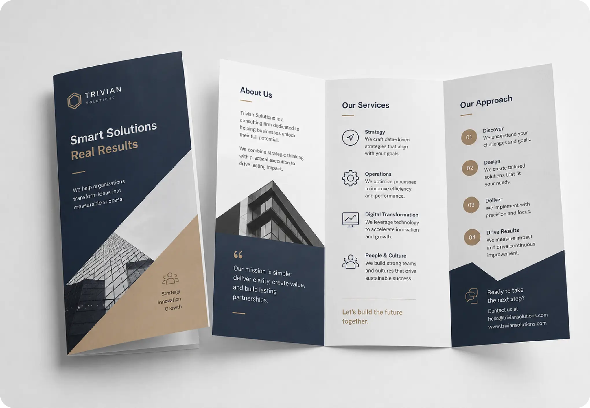 Brochures 100lb + Matte Finish