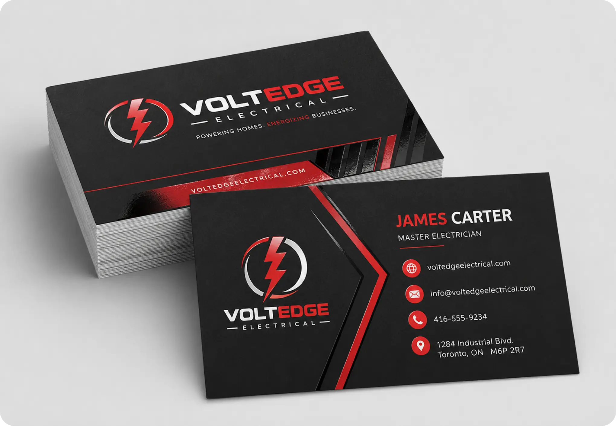 Business Cards 14pt + UV (High Gloss)