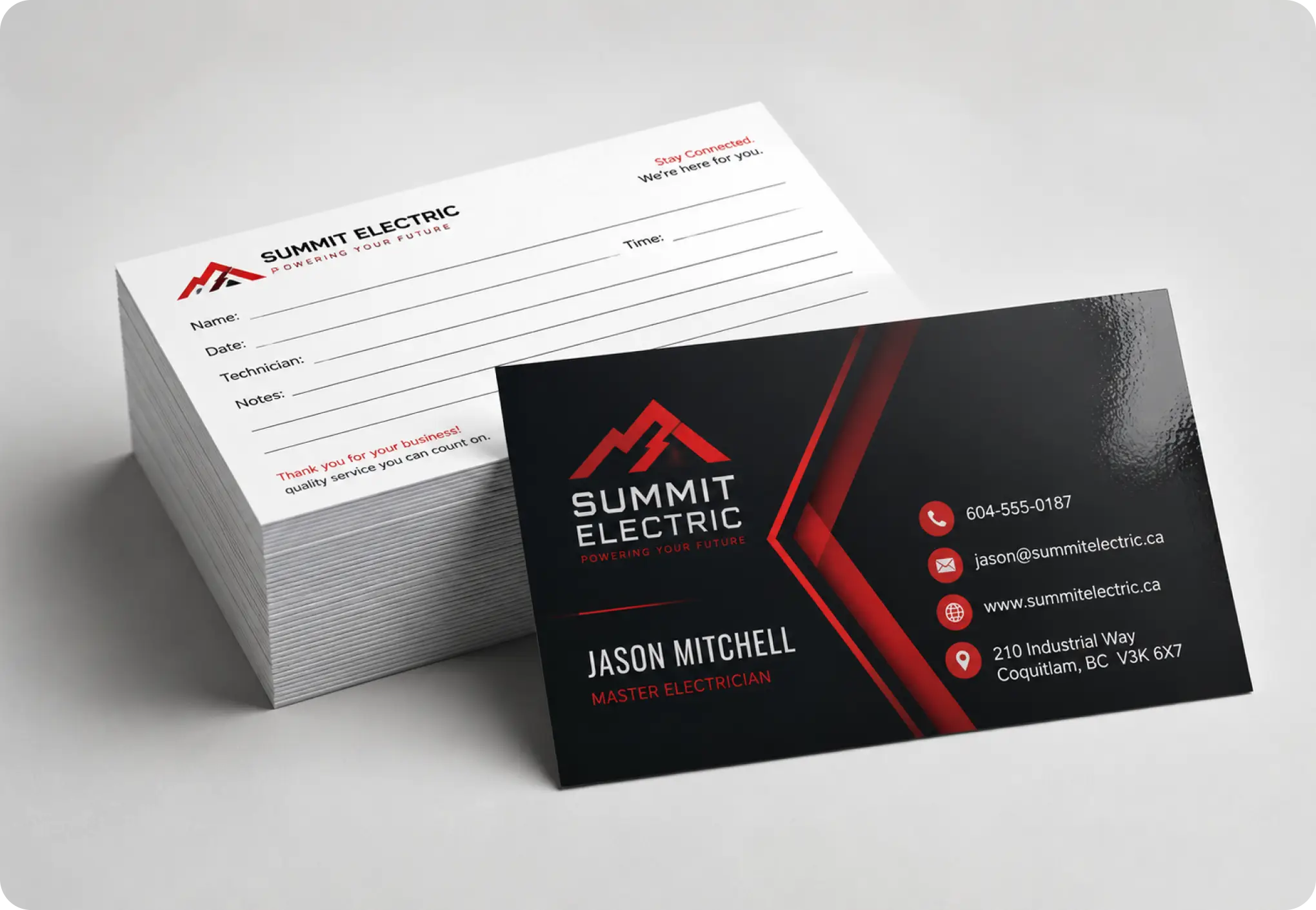 Business cards 14pt Writable + UV (C1S)