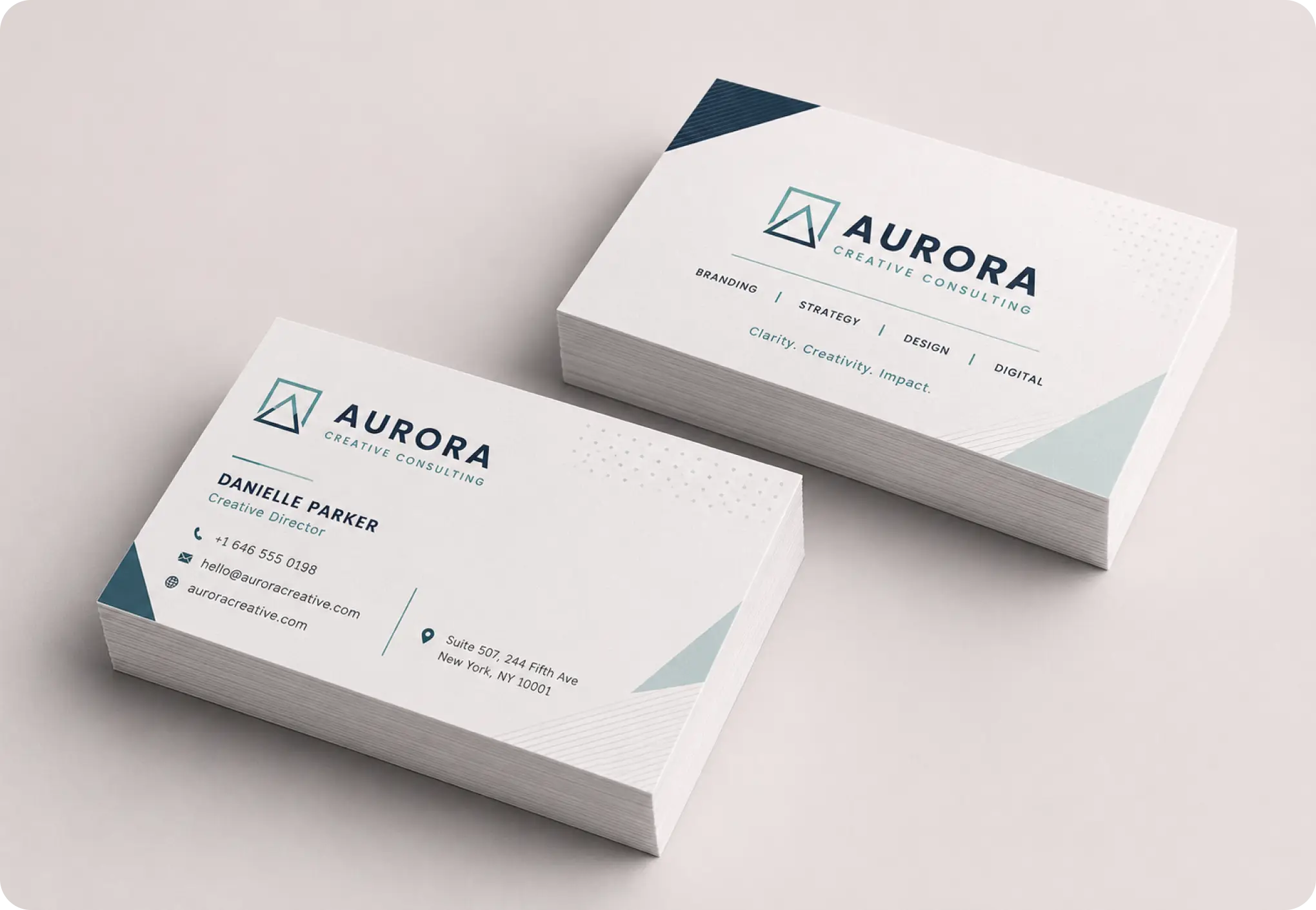 Business cards 16pt + AQ