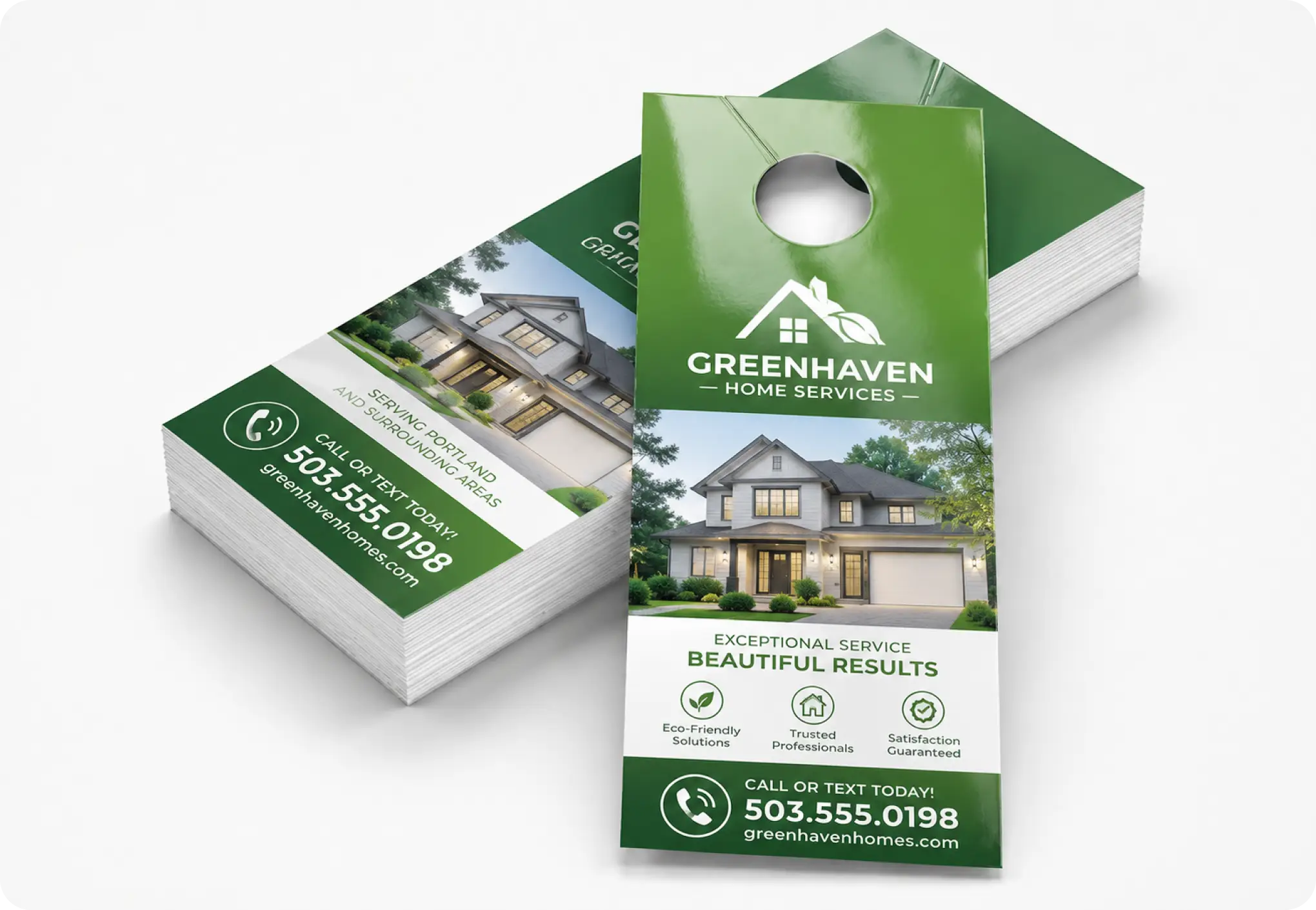Door Hangers 14PT + UV (High Gloss)
