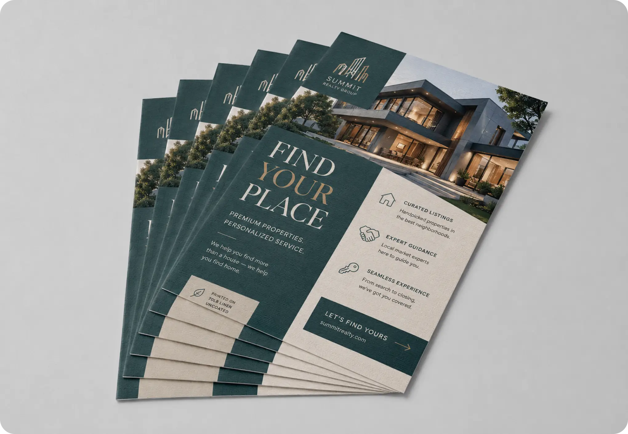 Flyers 70LB Linen Uncoated