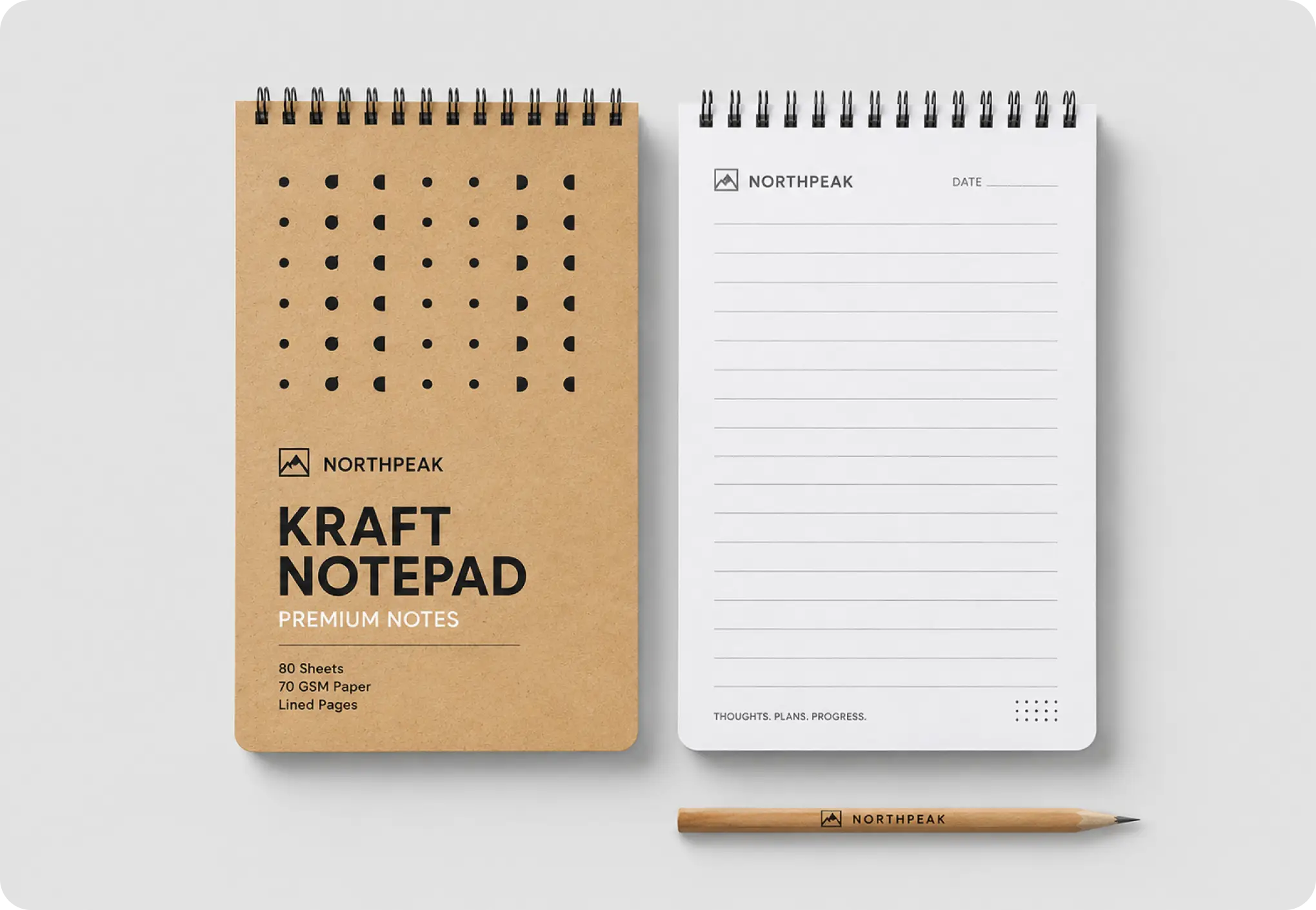Notepads 60LB Uncoated (25 pages)