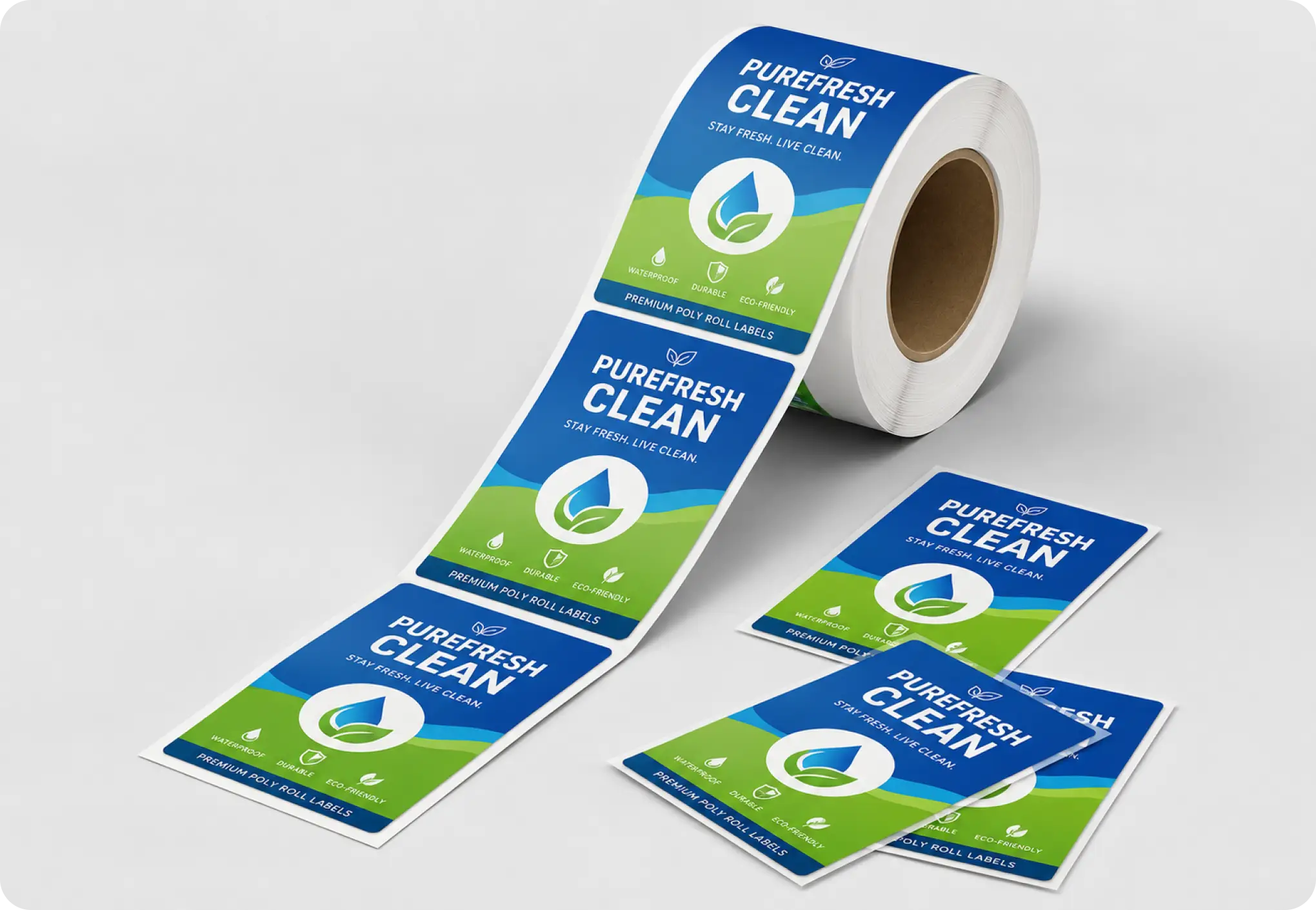 Poly Roll Labels
