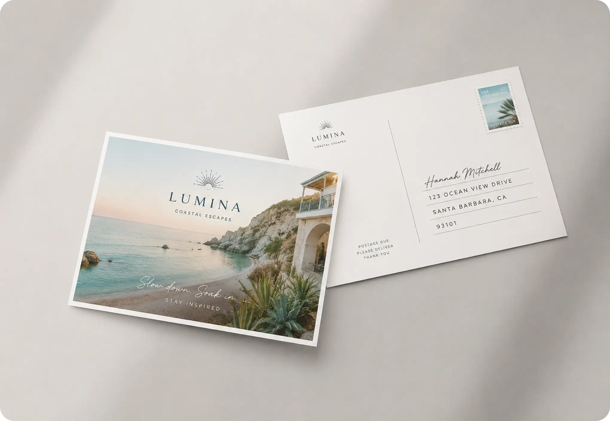 Postcard Addressed-Postage Included