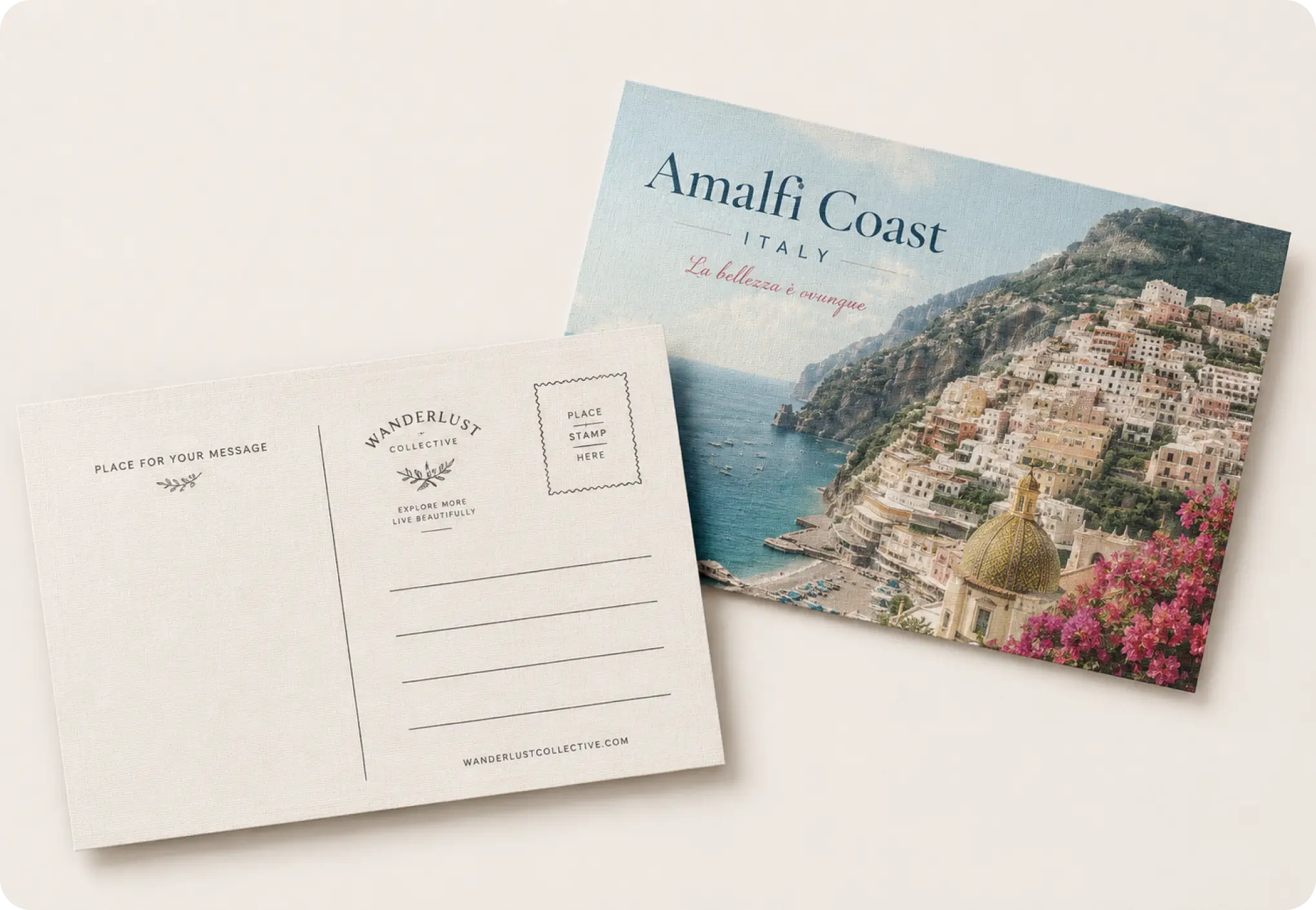 Postcards 13pt Linen Uncoated