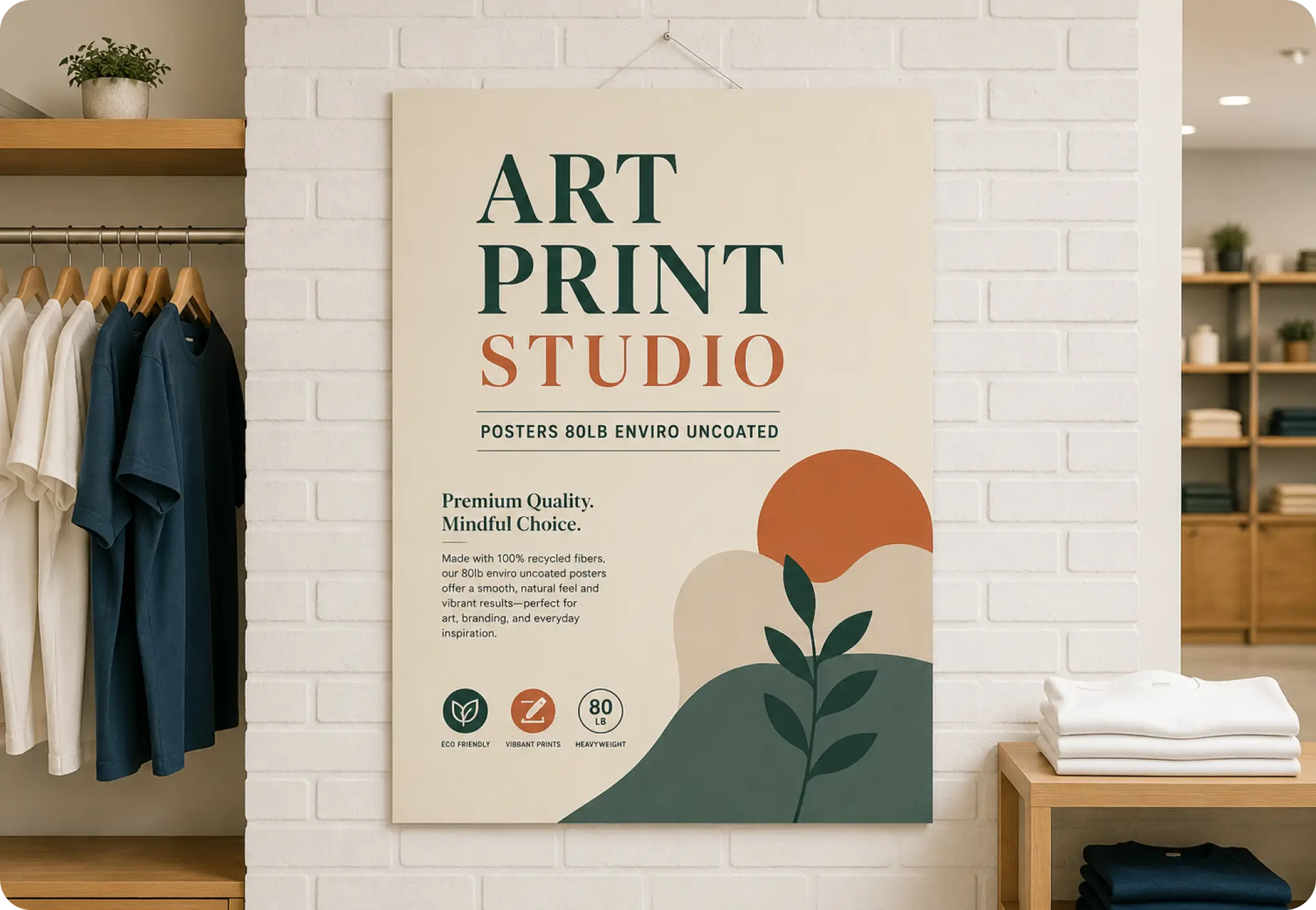 Posters 80LB Enviro Uncoated