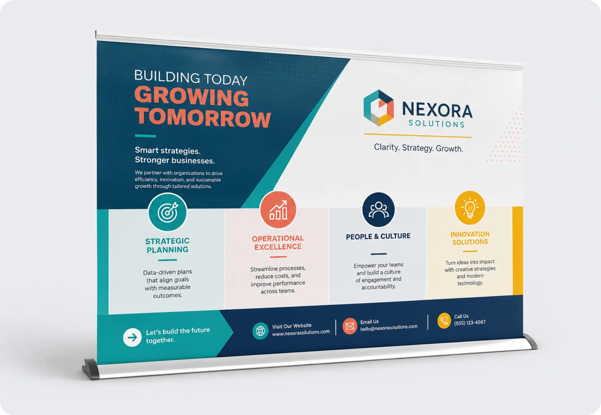 Premium Wide Pull Up Banners 13 oz Matte Vinyl