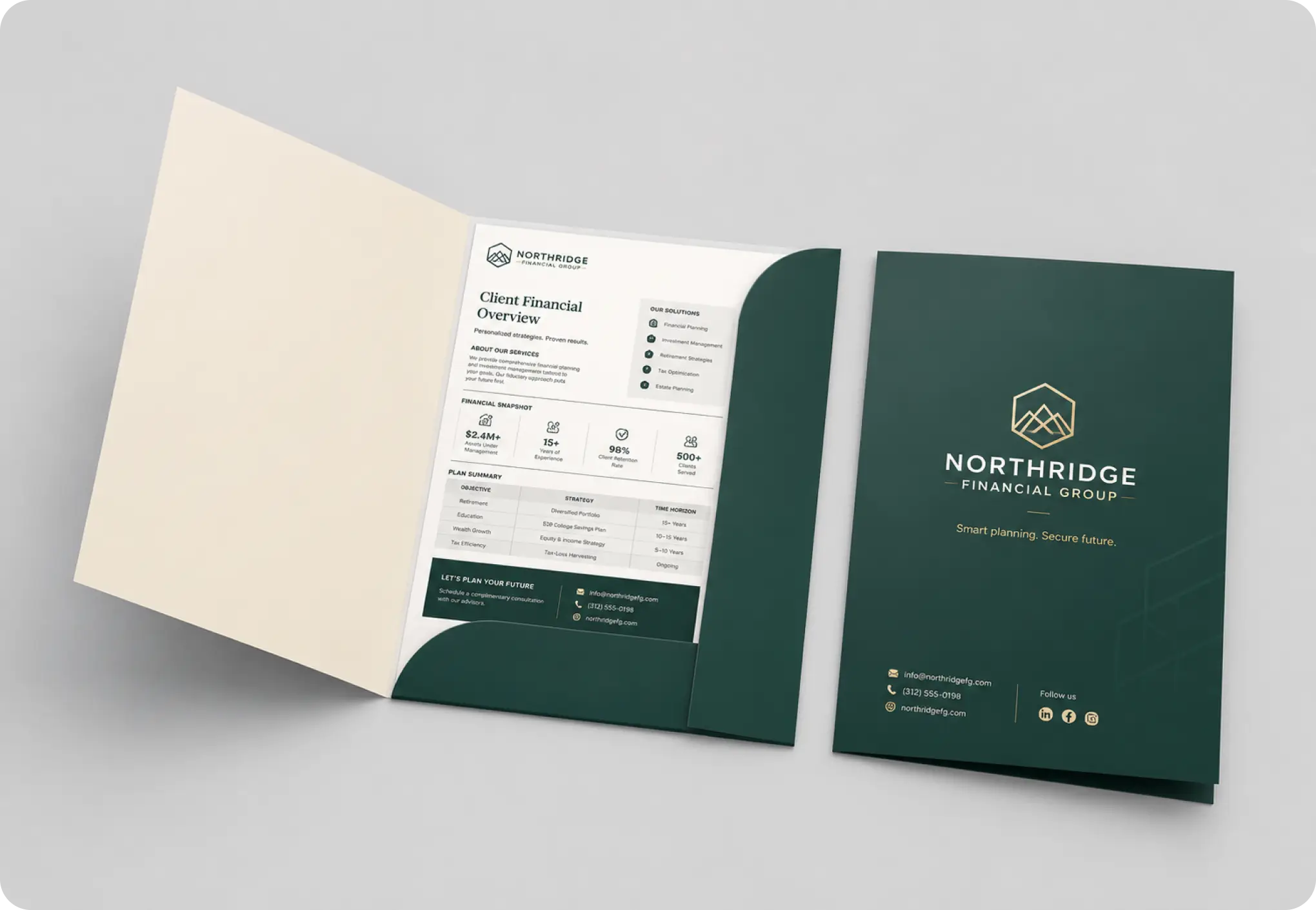 Presentation Folders Matte Laminated